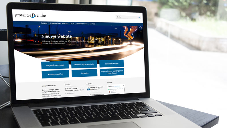homepage provincie Drenthe